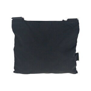 Prada black triangular nylon Bag Tessuto logo Shoulder plate